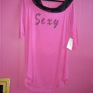 Plus Size Sexy Sleepshirt